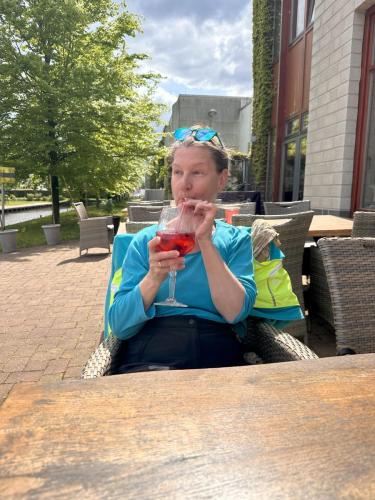 Michaela beim genießen