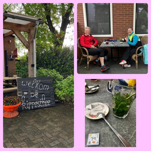 Päuschen mit lecker Tee uns selbstgebackenem Kuchen