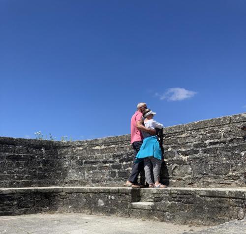 Die "Alten" auf der alten Stadtmauer ;)